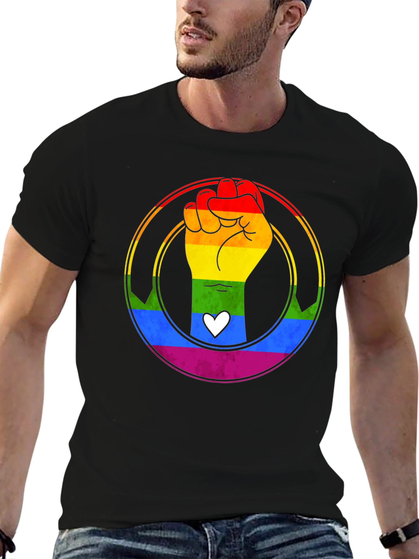 LGBTQ+ Pride Fist T-Shirt