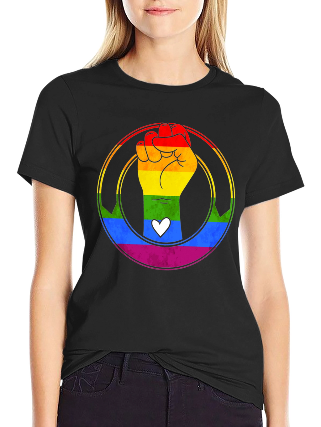LGBTQ+ Pride Fist T-Shirt