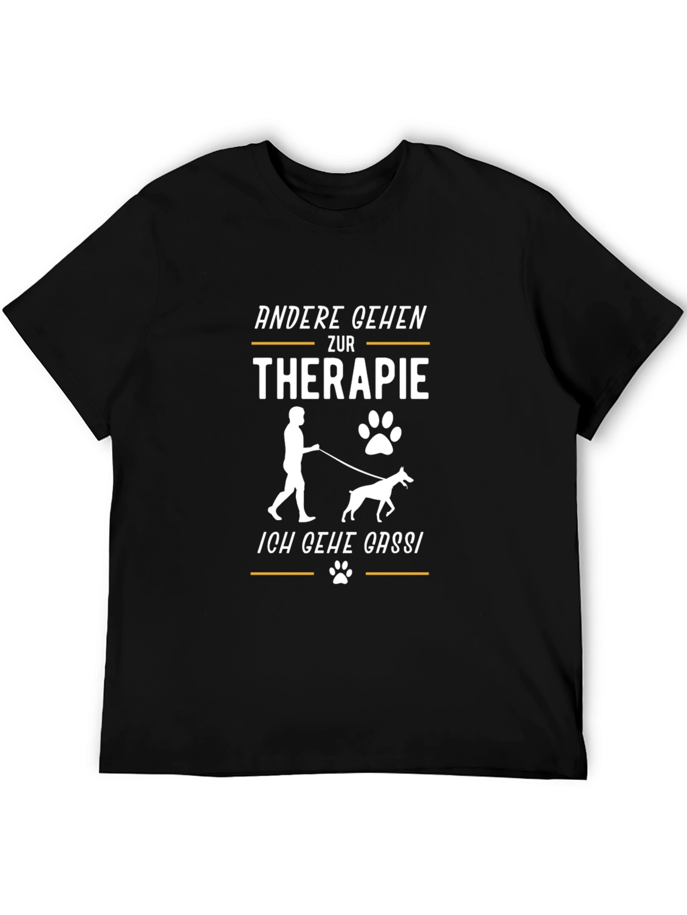 Therapie Gassi Dog Lover T-Shirt