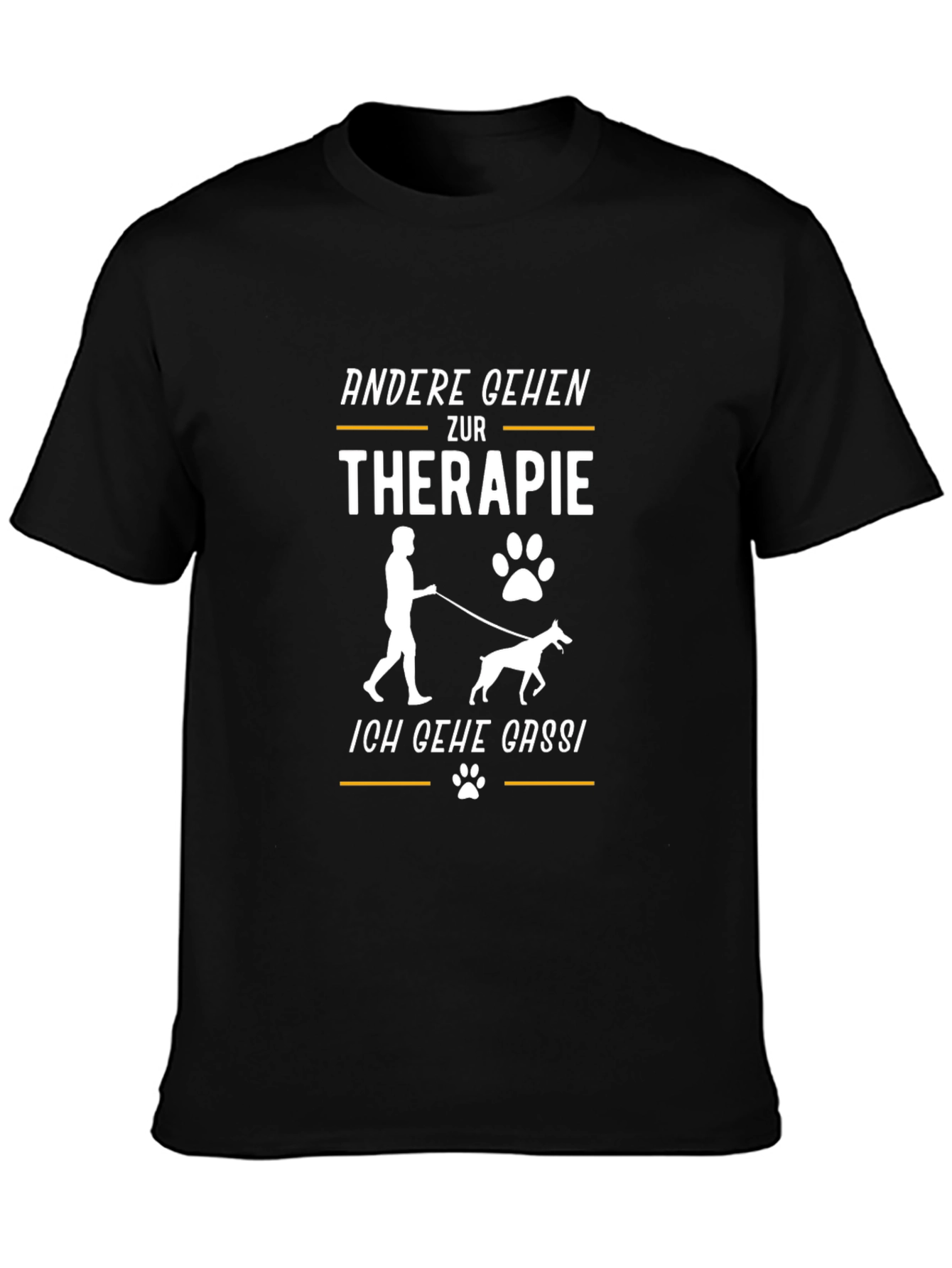 Therapie Gassi Dog Lover T-Shirt