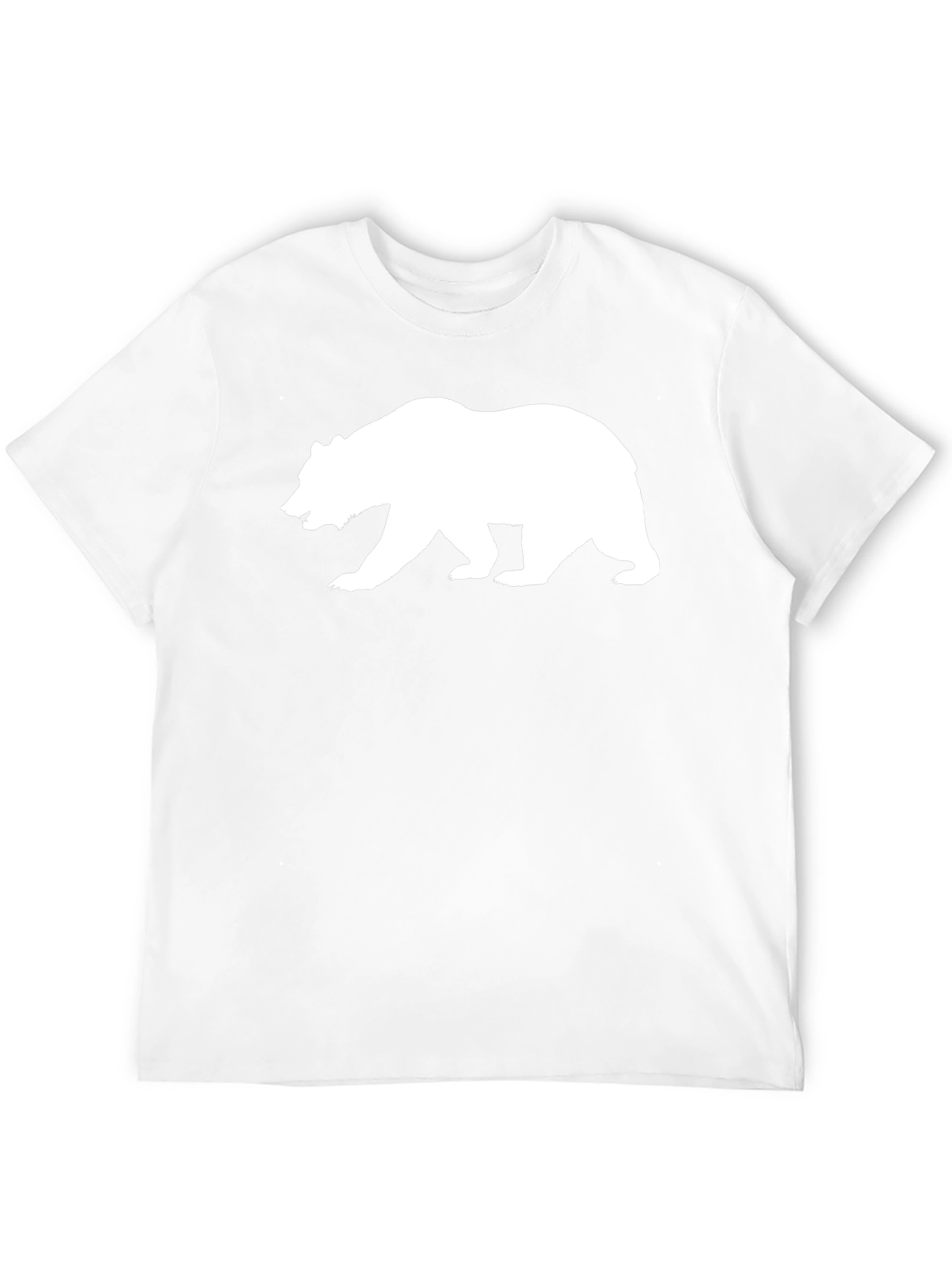Bear Silhouette Black T-Shirt