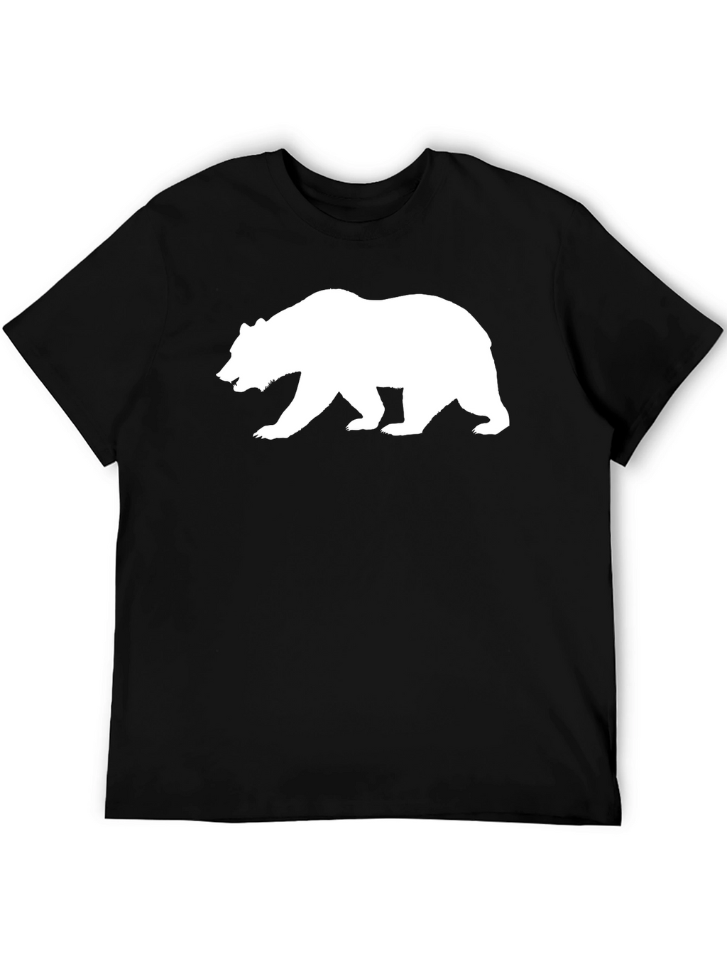 Bear Silhouette Black T-Shirt