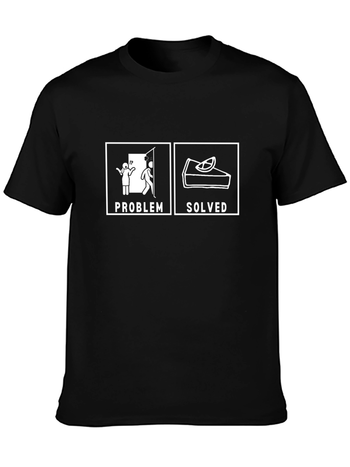 Problem Solved Pie T-Shirt Funny Dessert Tee