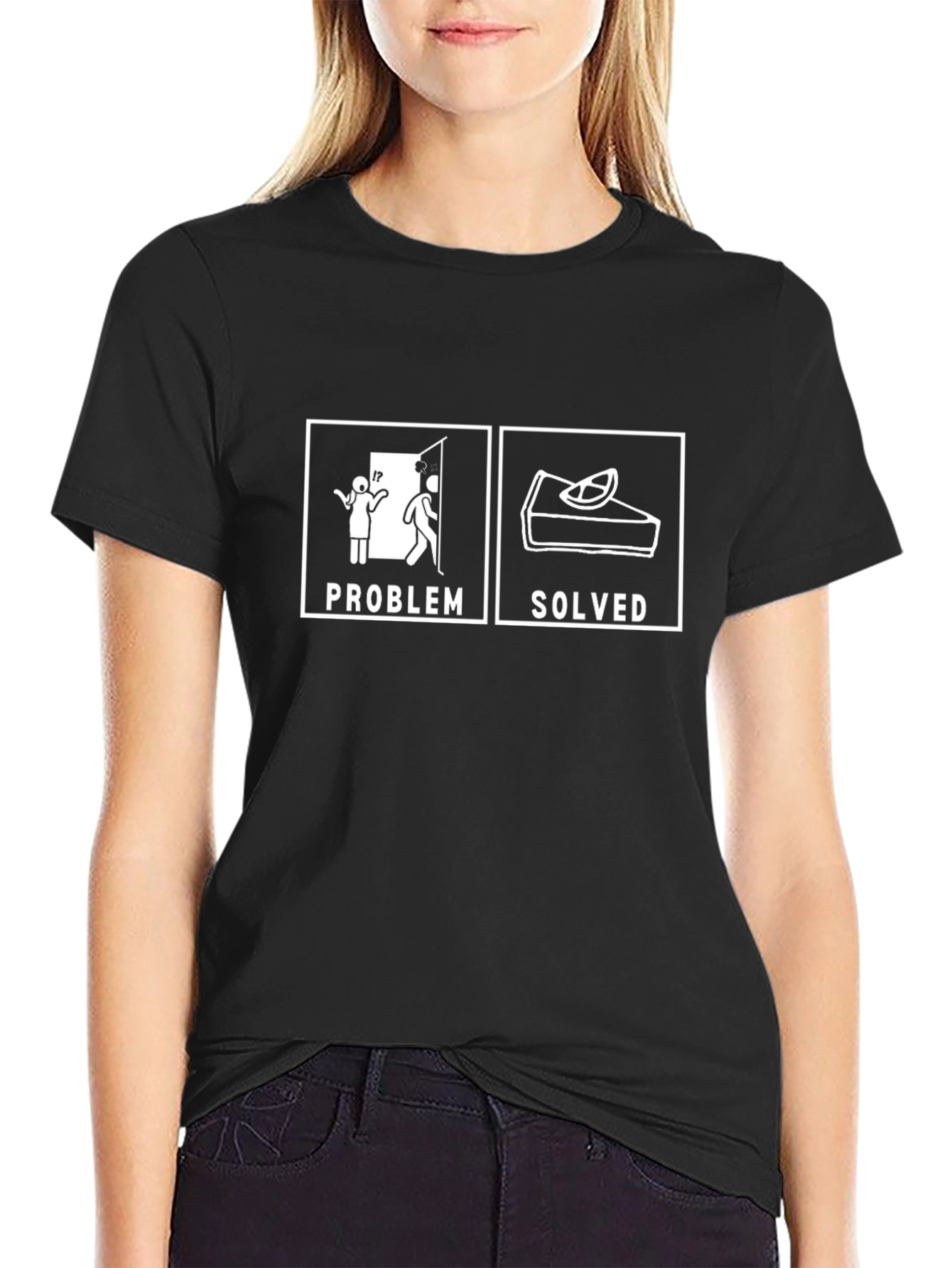 Problem Solved Pie T-Shirt Funny Dessert Tee