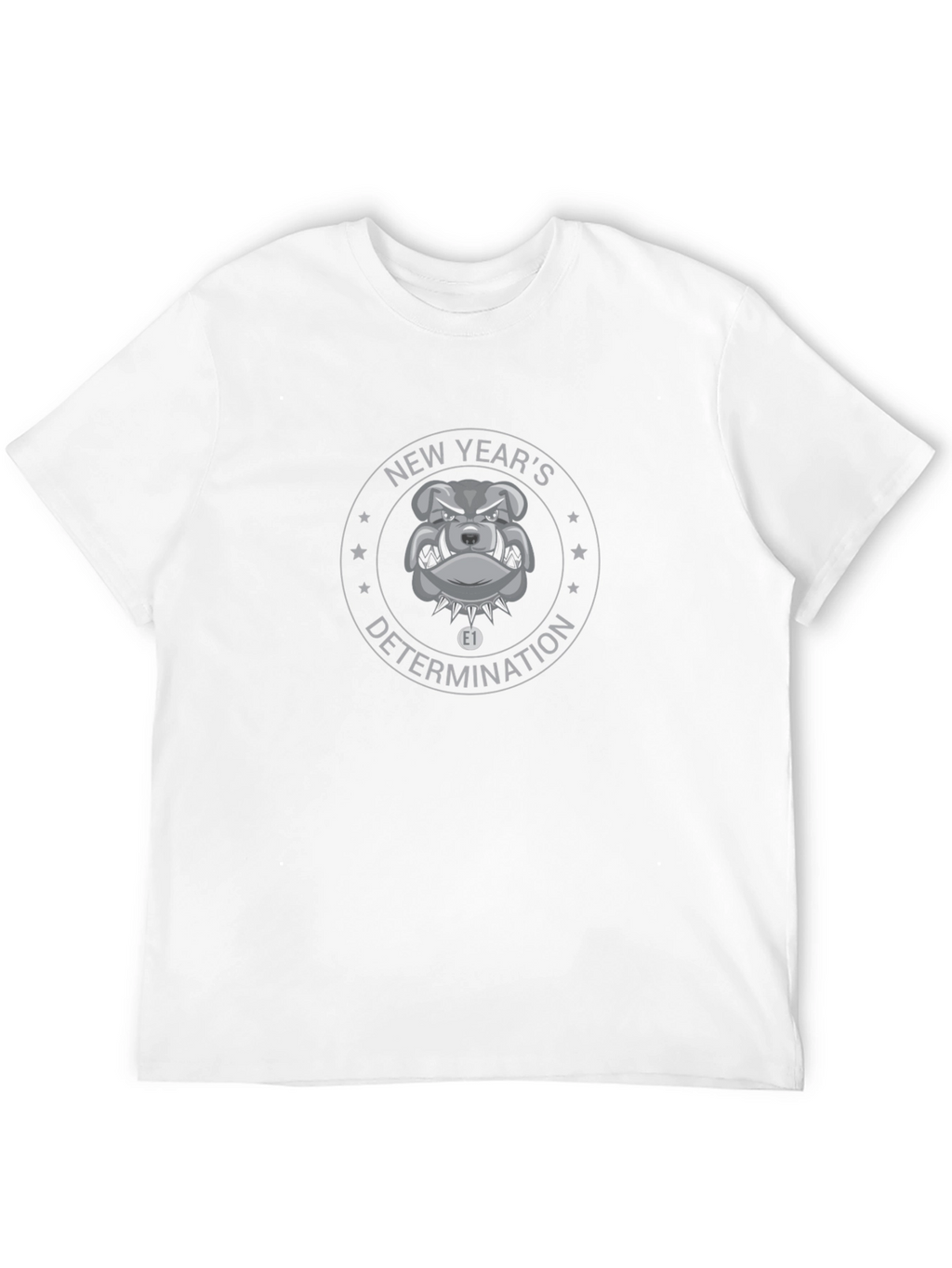 New Years Bulldog Graphic T-Shirt