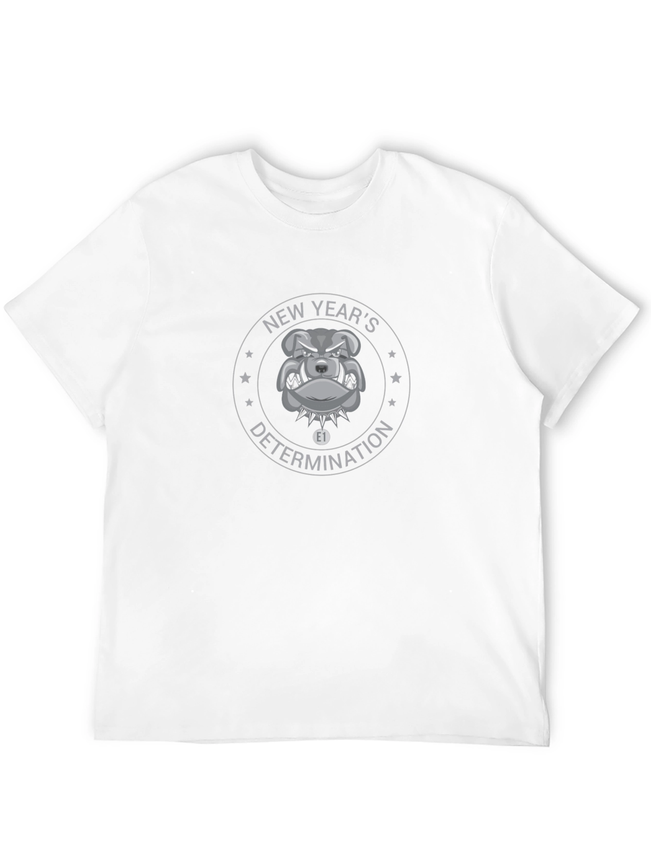 New Years Bulldog Graphic T-Shirt