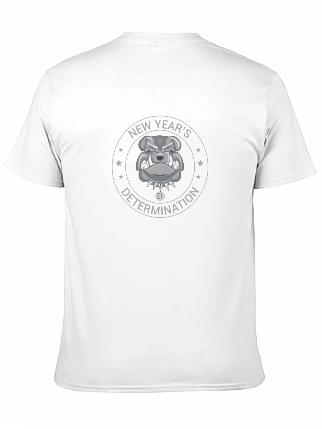 New Years Bulldog Graphic T-Shirt