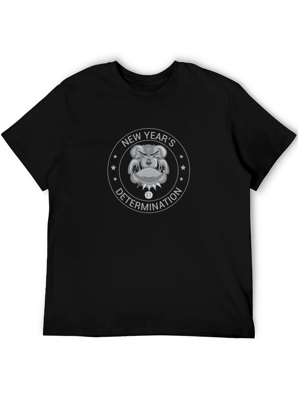 New Years Bulldog Graphic T-Shirt