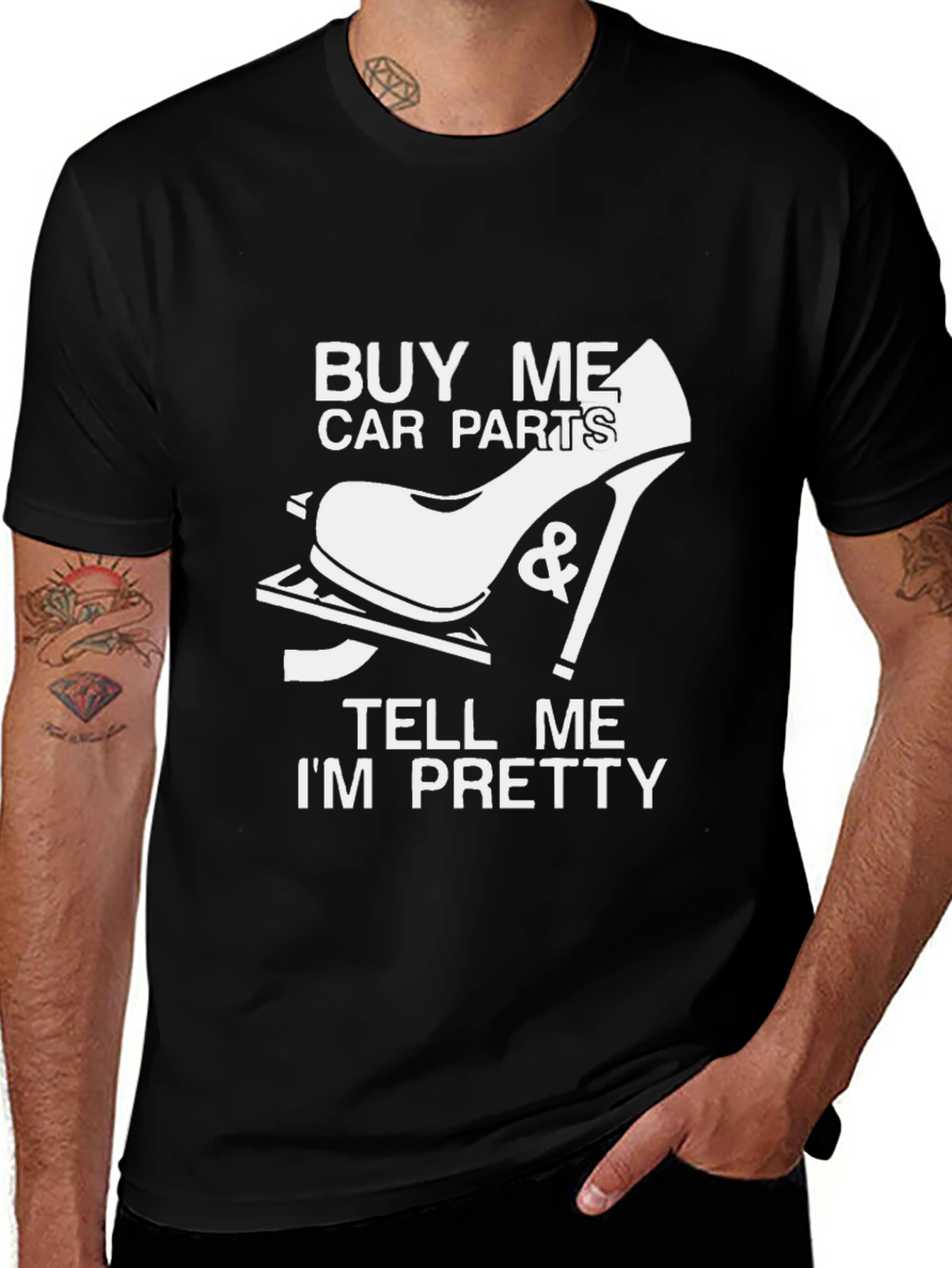 Buy Me Car Parts & Tell Me Im Pretty Black T-Shirt