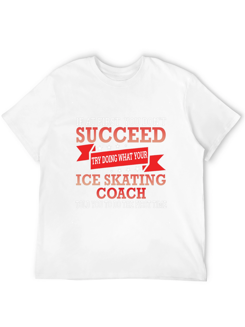 Ice Skating Coach Graphic T-Shirt