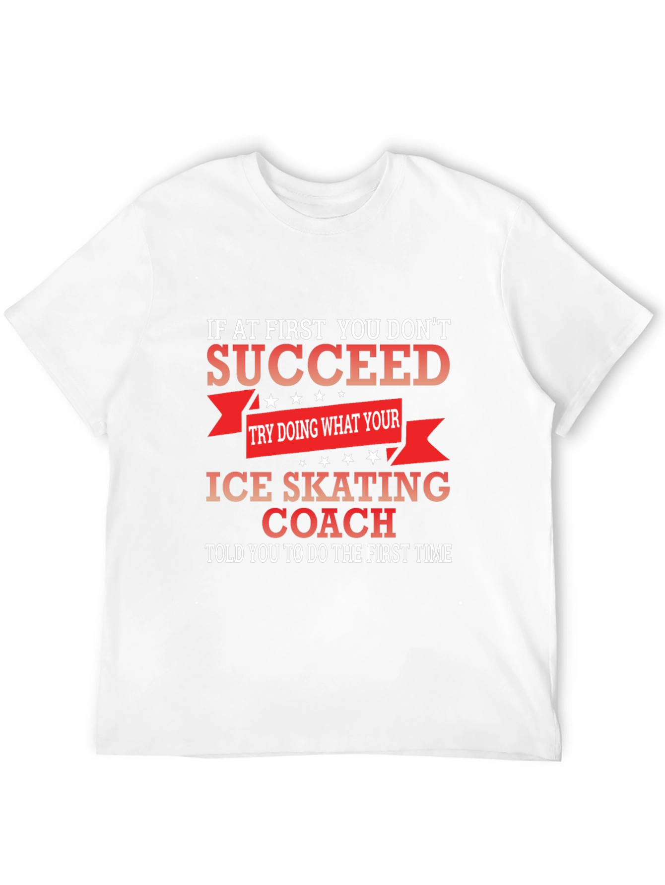 Ice Skating Coach Graphic T-Shirt