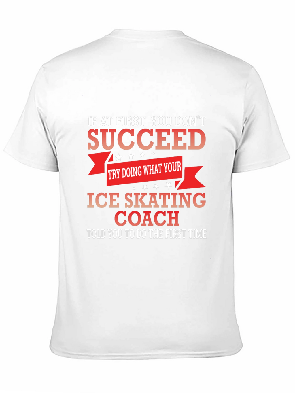 Ice Skating Coach Graphic T-Shirt