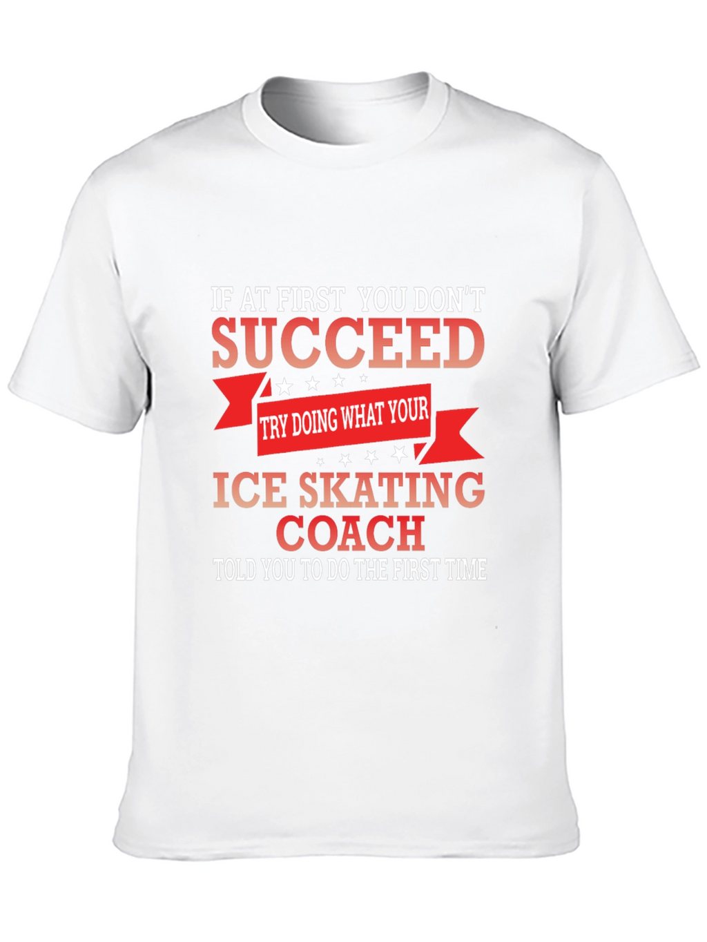 Ice Skating Coach Graphic T-Shirt