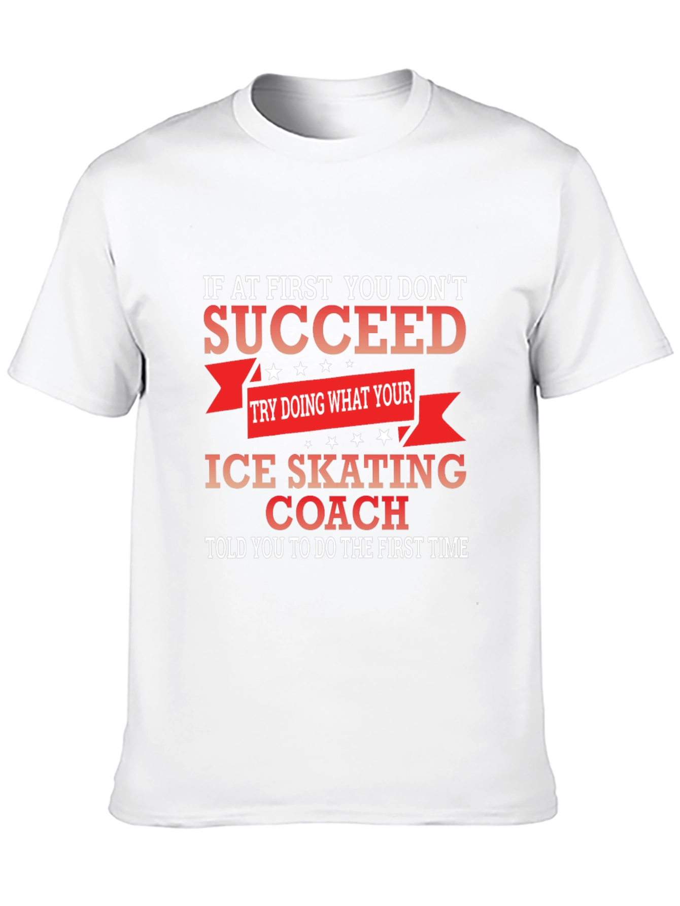 Ice Skating Coach Graphic T-Shirt