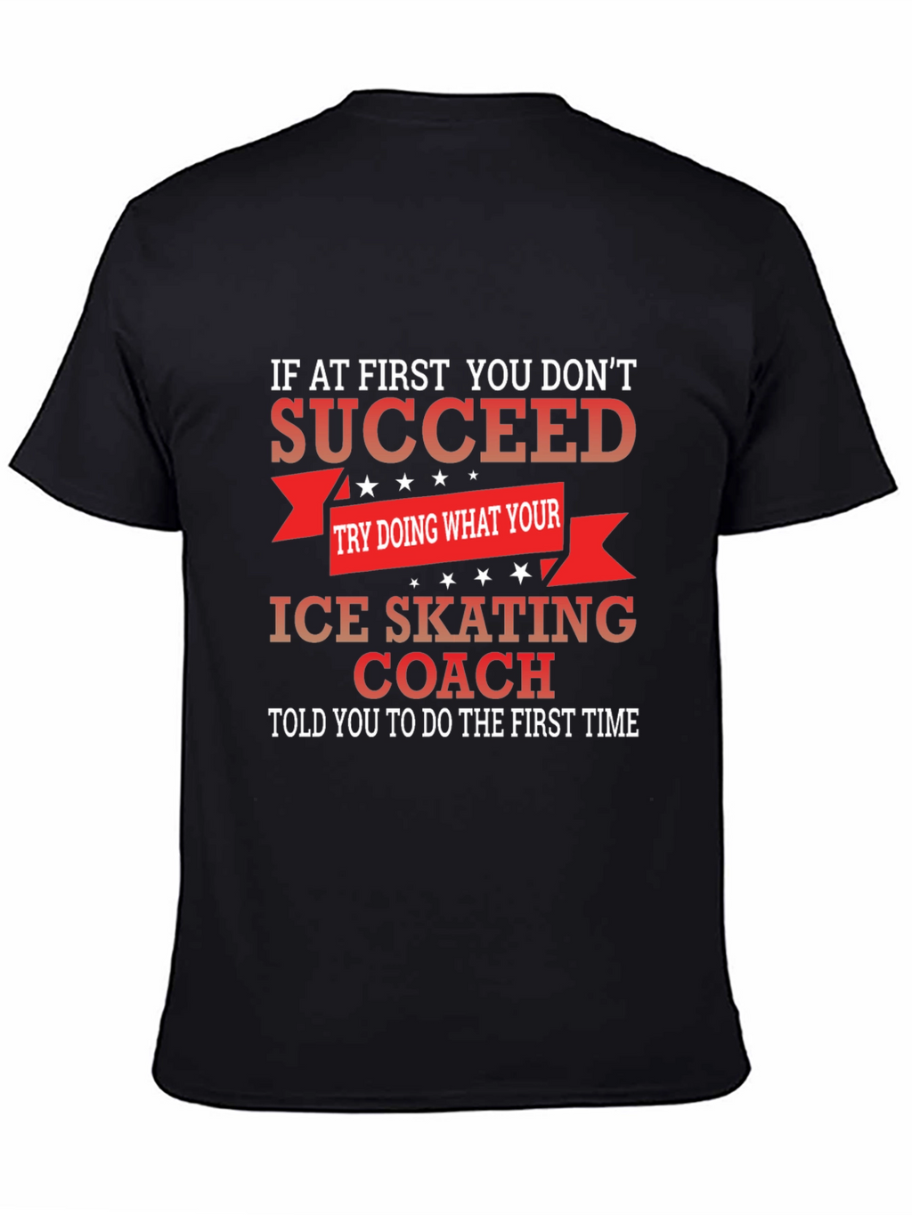Ice Skating Coach Graphic T-Shirt