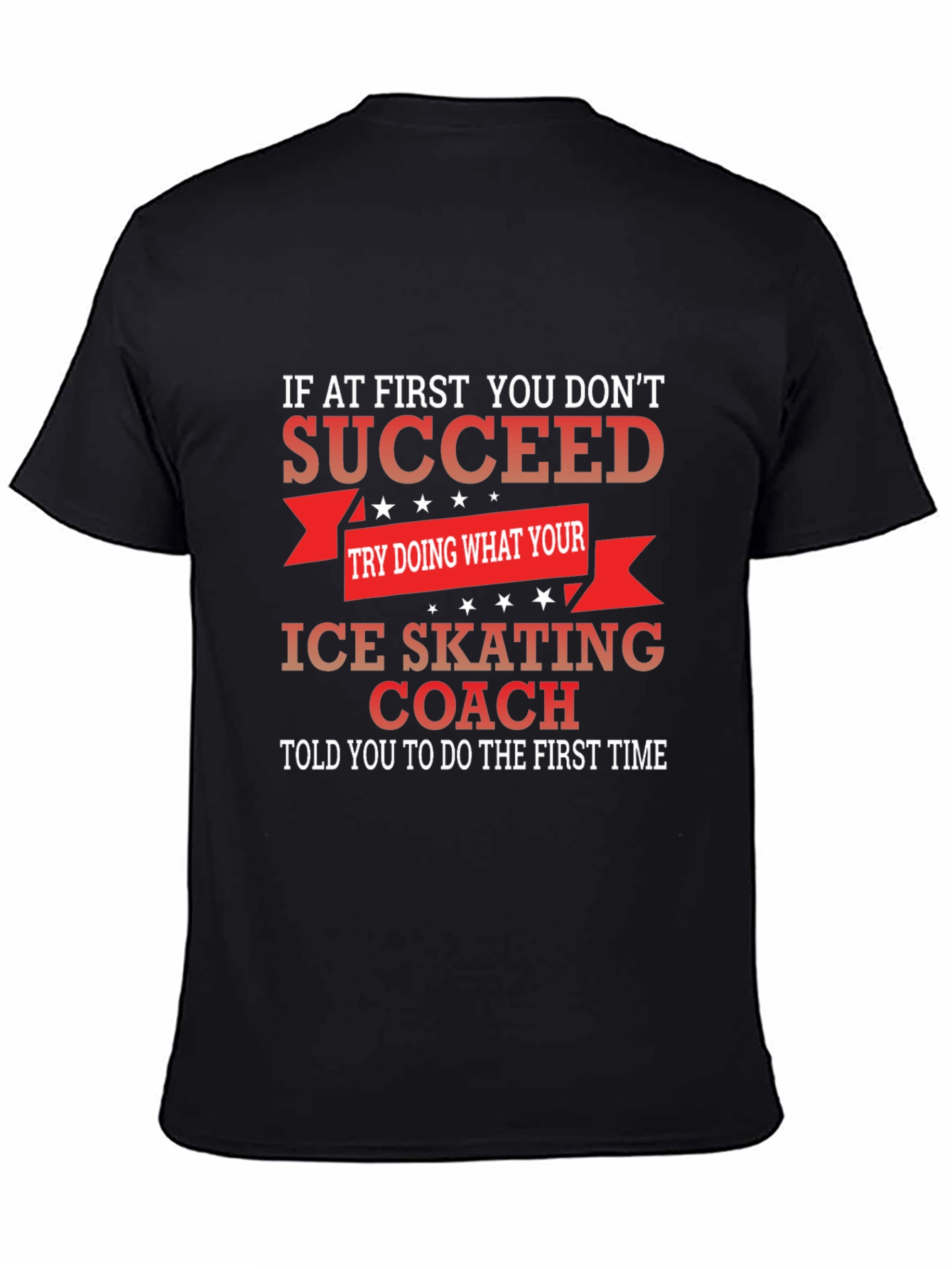 Ice Skating Coach Graphic T-Shirt