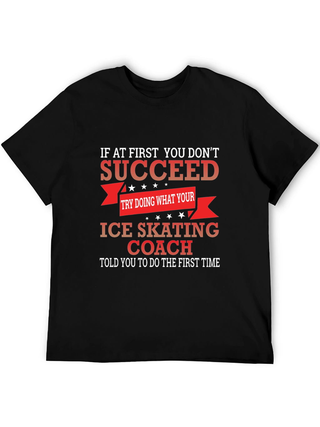 Ice Skating Coach Graphic T-Shirt