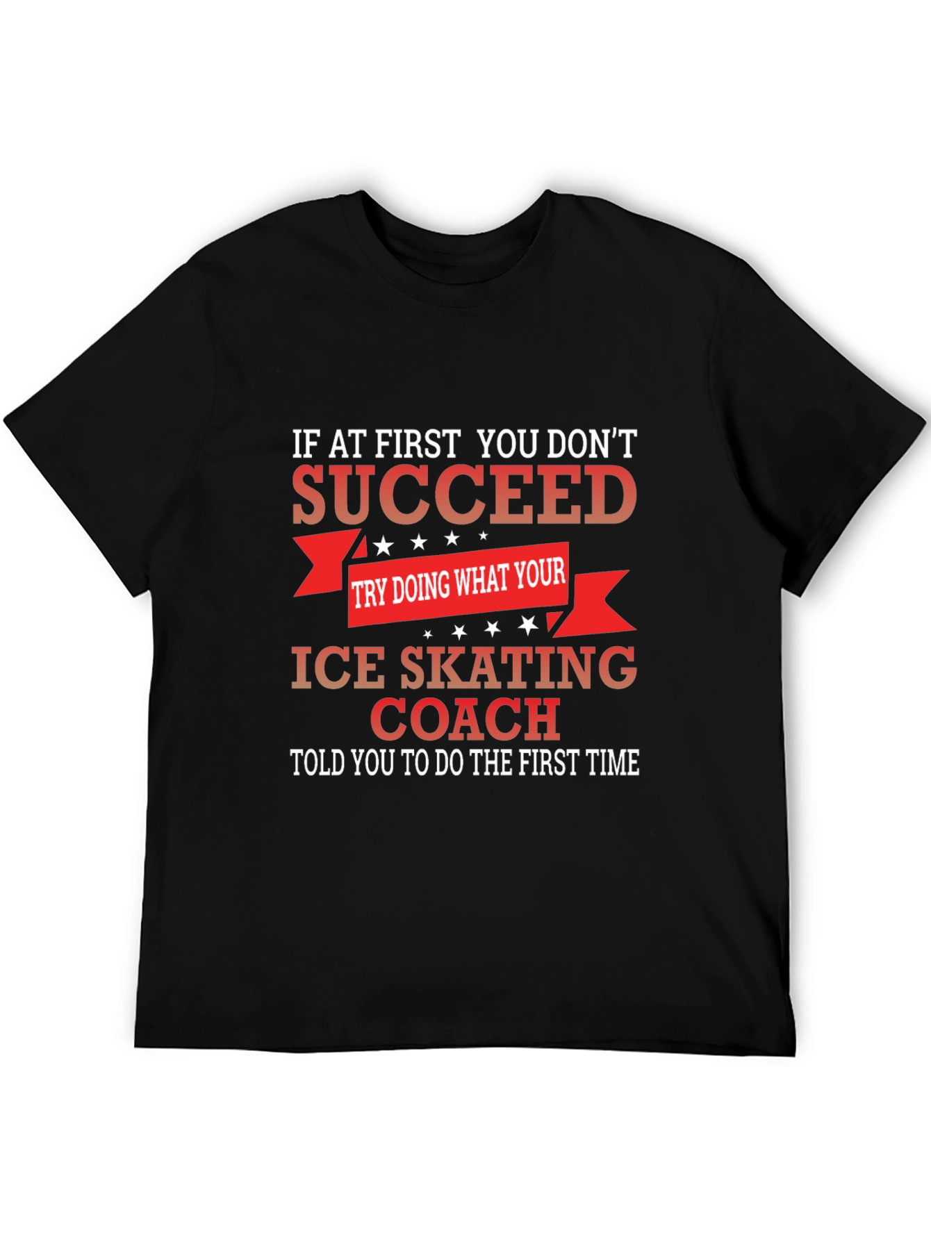 Ice Skating Coach Graphic T-Shirt