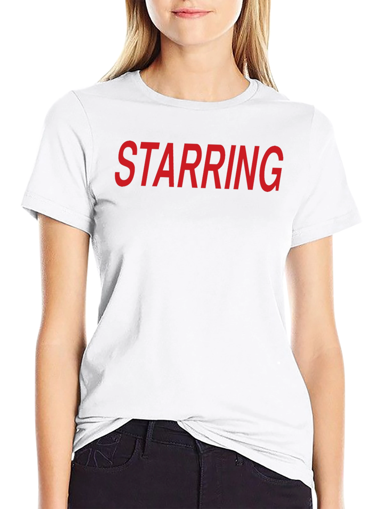 Starring T-Shirt - Classic Crew Neck Tee