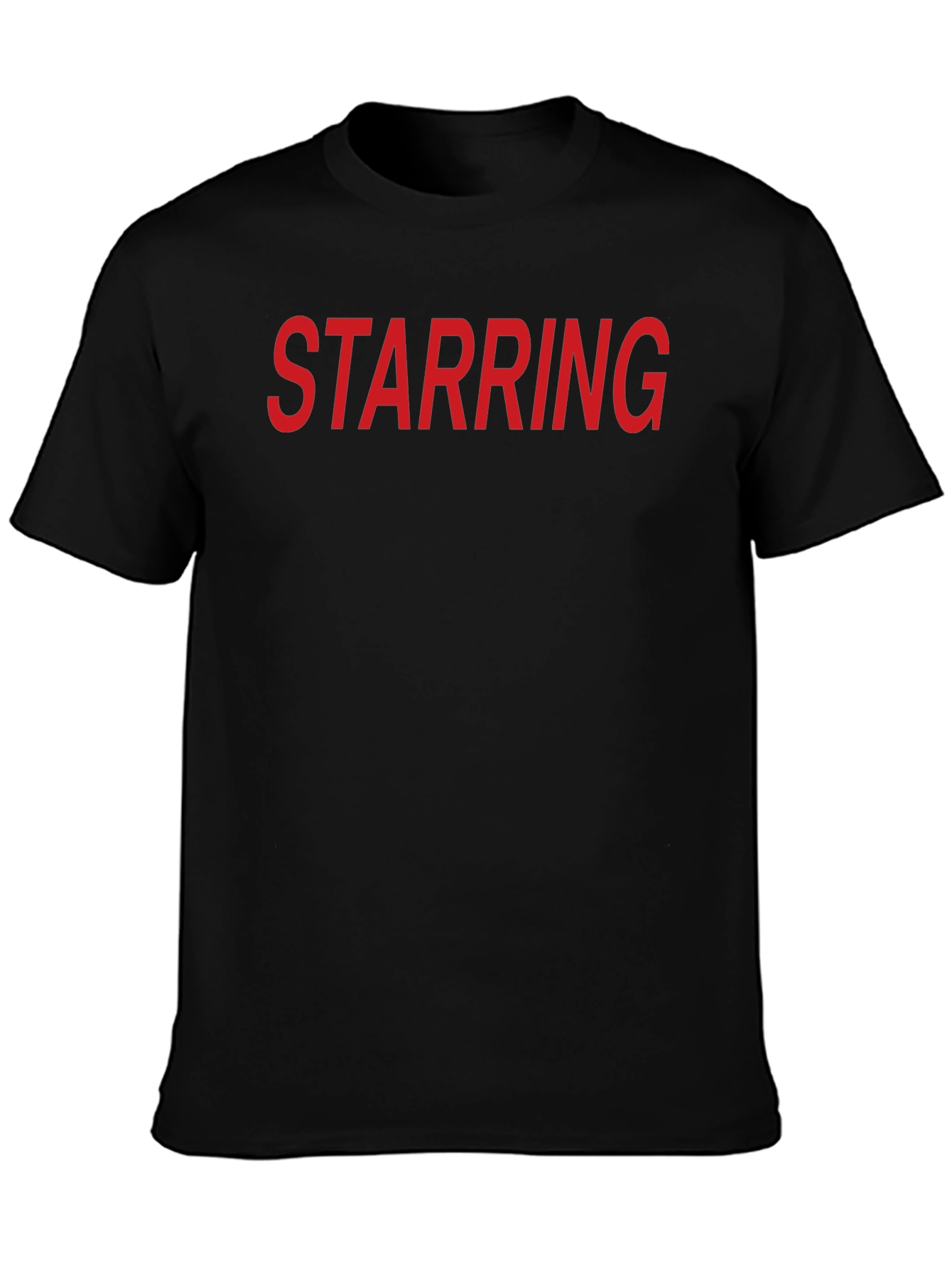 Starring T-Shirt - Classic Crew Neck Tee
