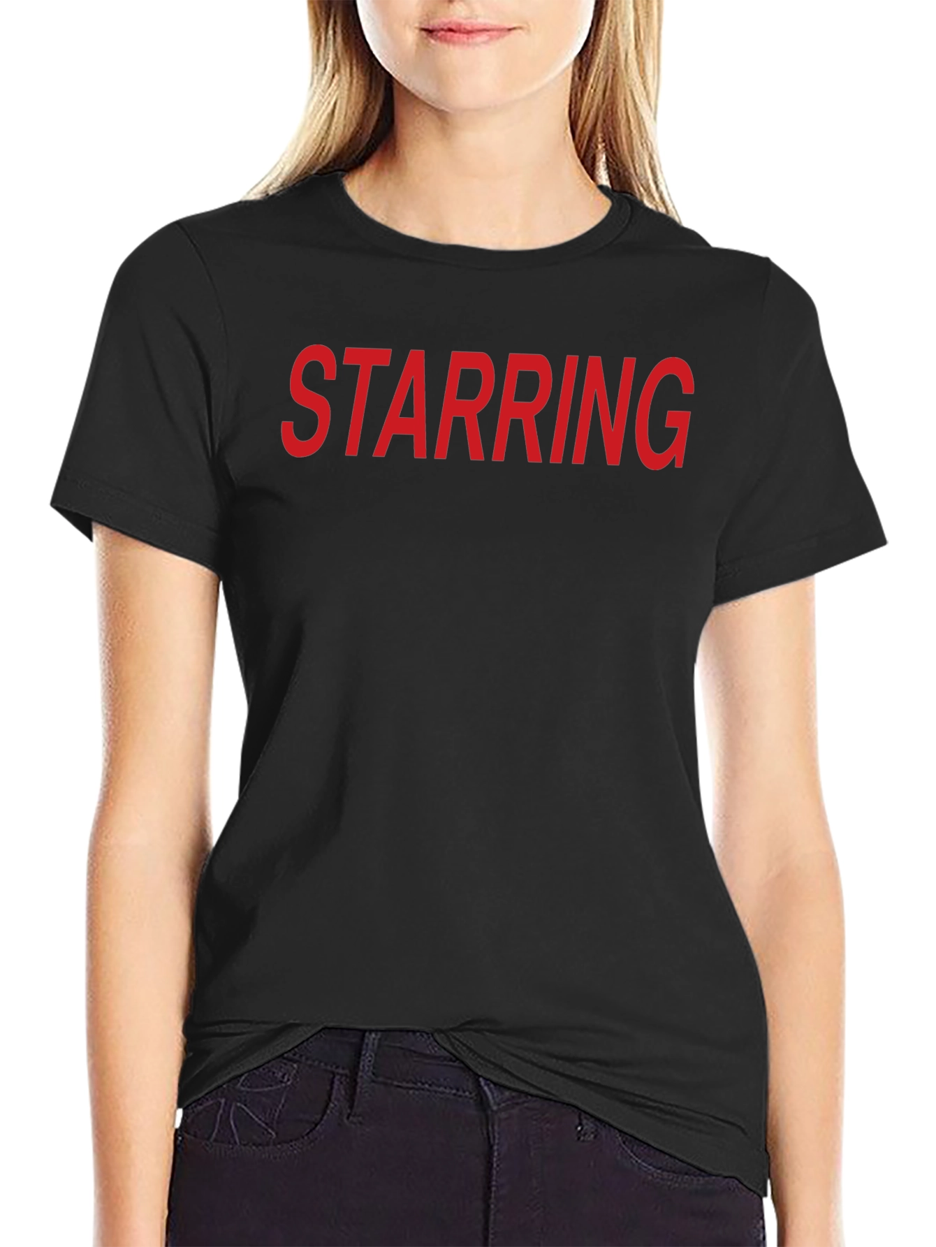 Starring T-Shirt - Classic Crew Neck Tee