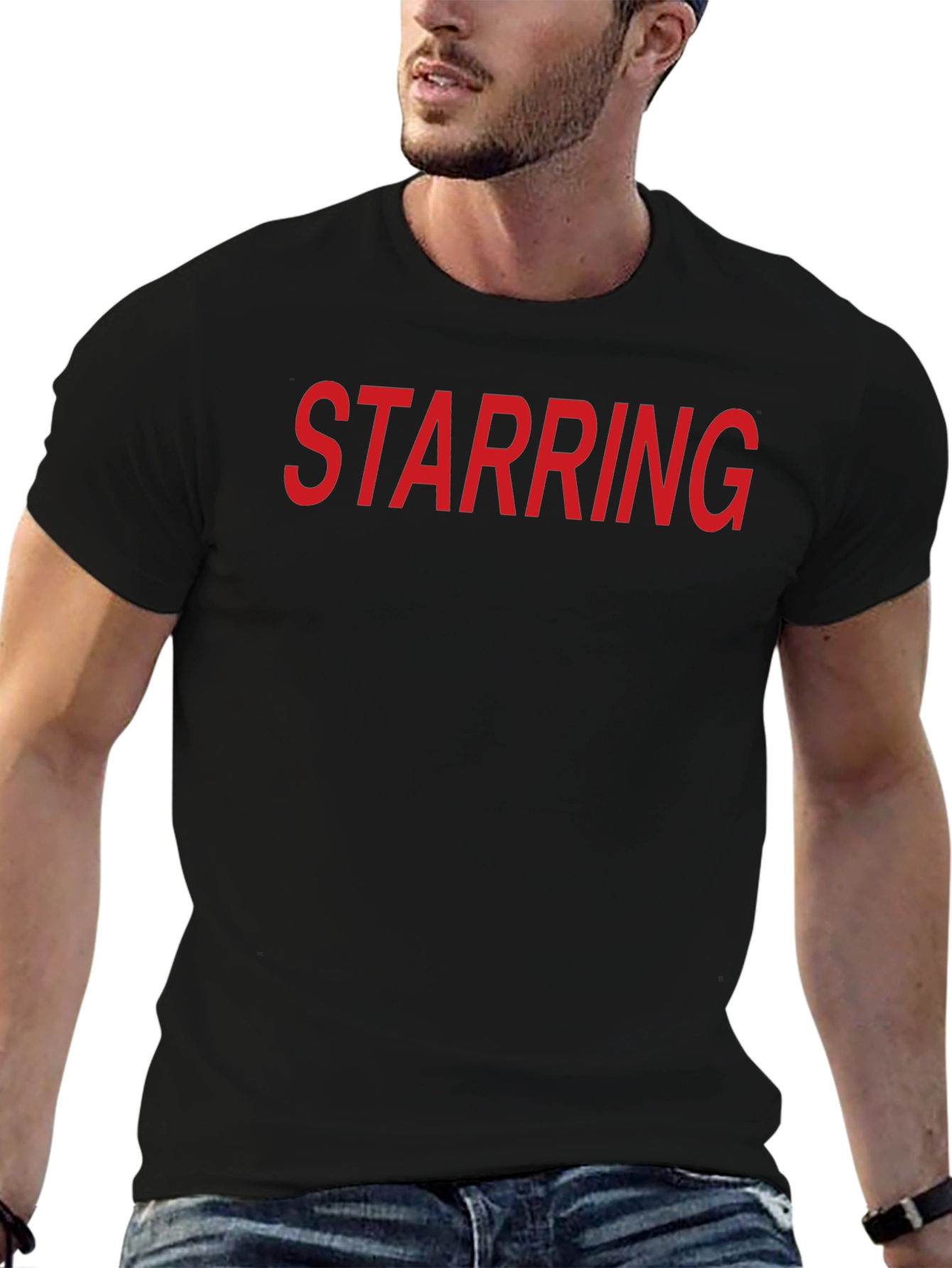Starring T-Shirt - Classic Crew Neck Tee