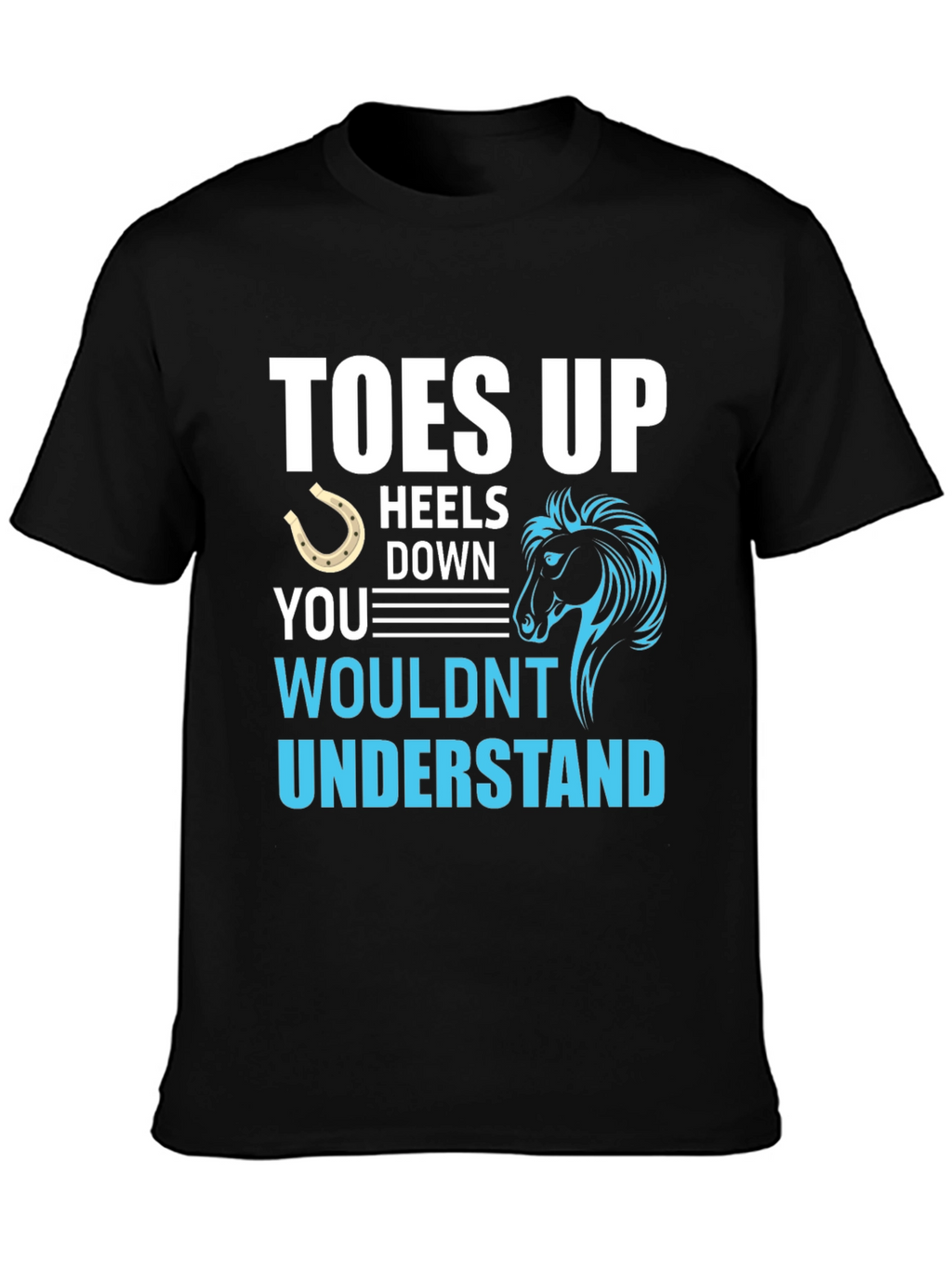 Toes Up Heels Down Graphic Tee