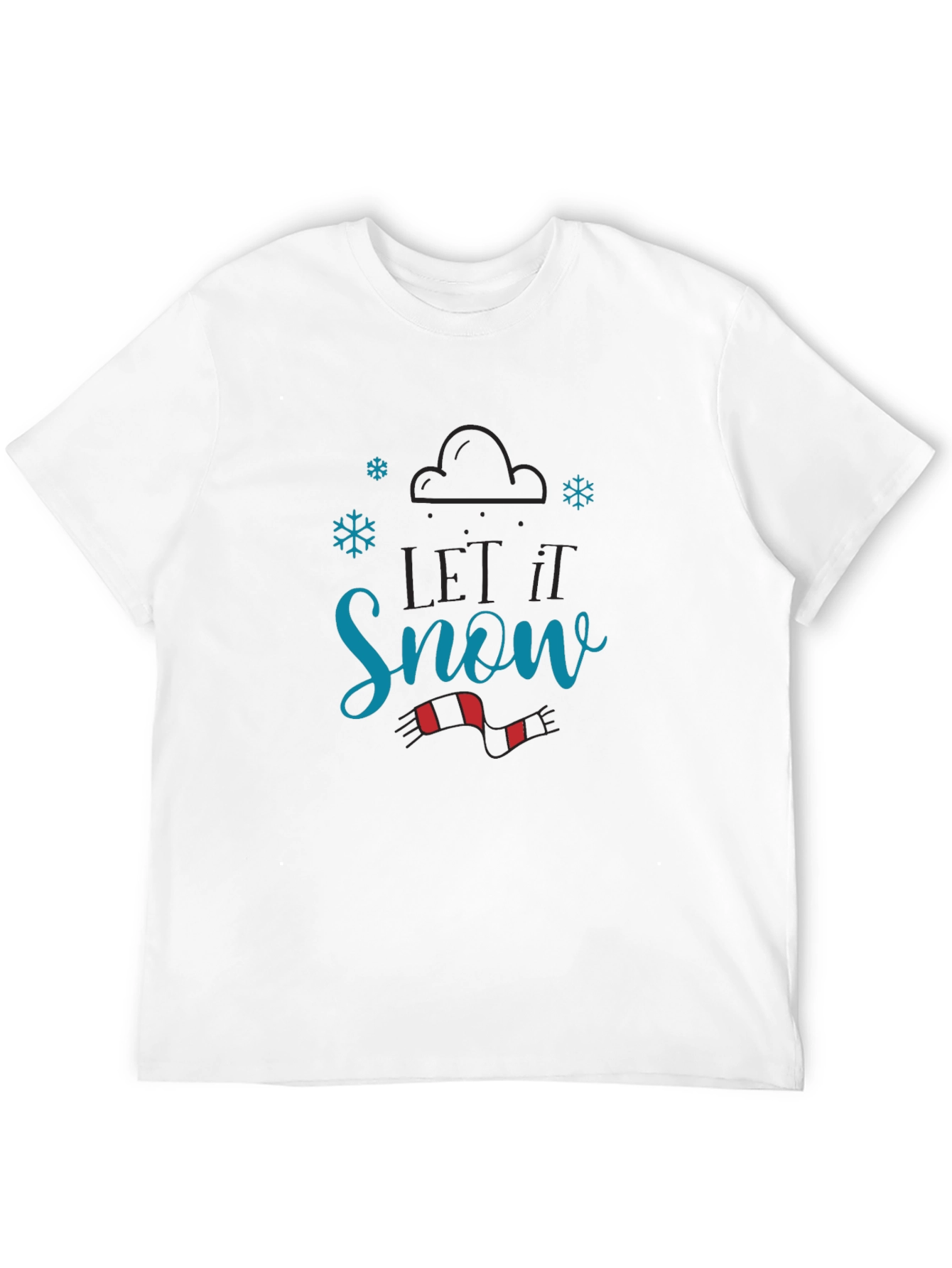 Let it Snow Black T-Shirt