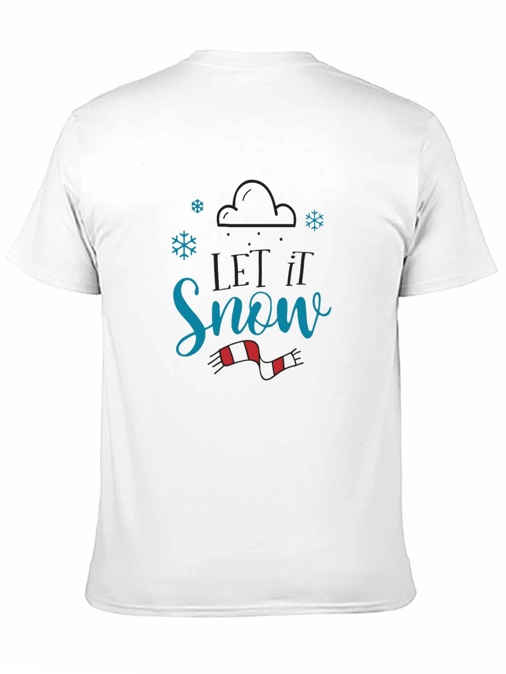 Let it Snow Black T-Shirt