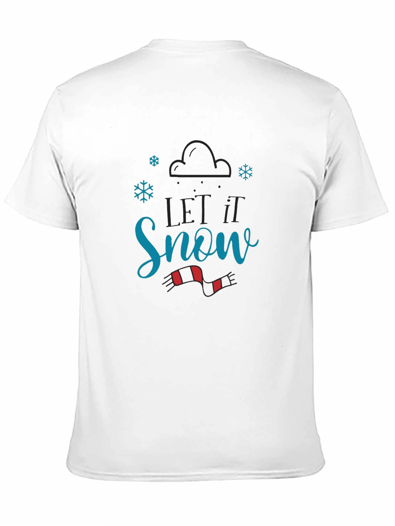 Let it Snow Black T-Shirt