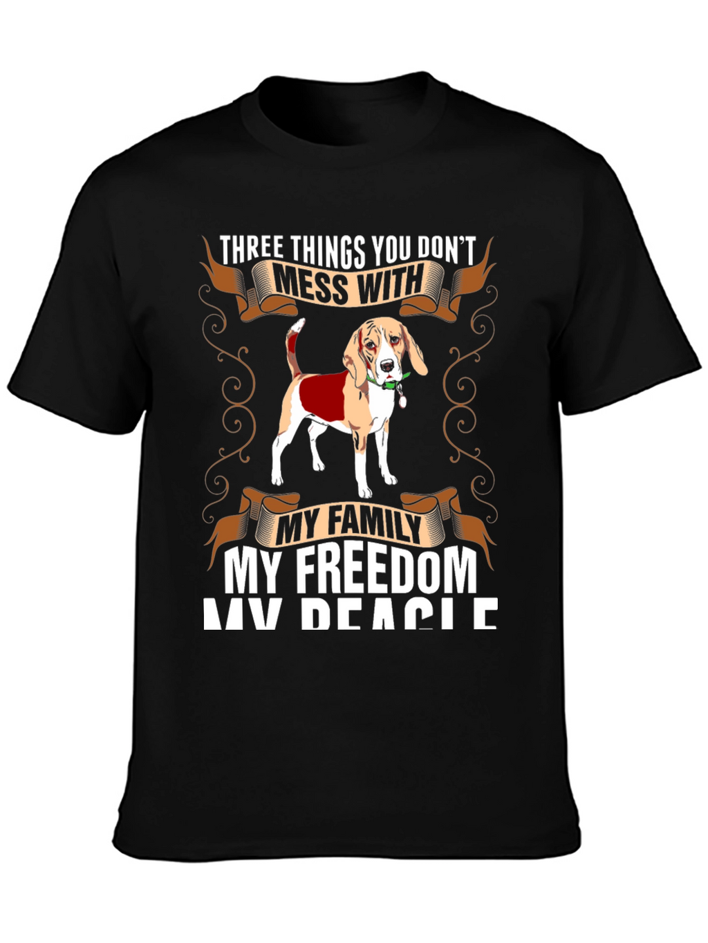 Beagle Lovers T-Shirt: Mess With My Dog!