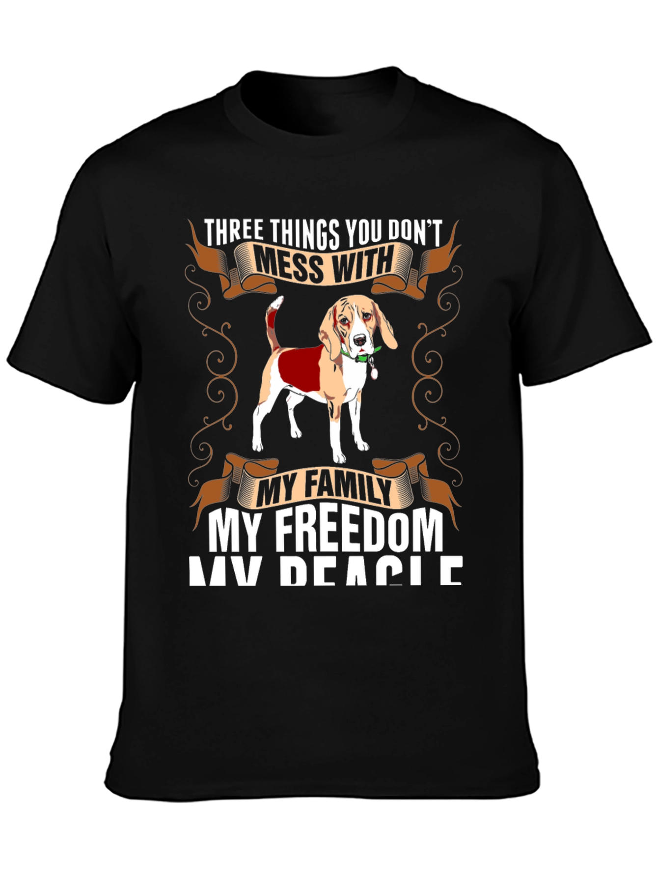 Beagle Lovers T-Shirt: Mess With My Dog!