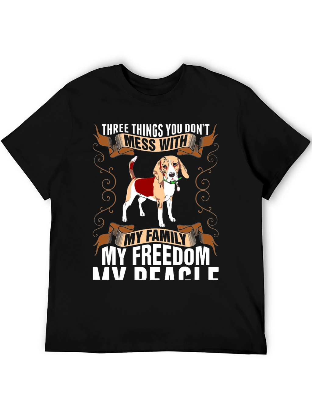Beagle Lovers T-Shirt: Mess With My Dog!