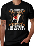 Beagle Lovers T-Shirt: Mess With My Dog!