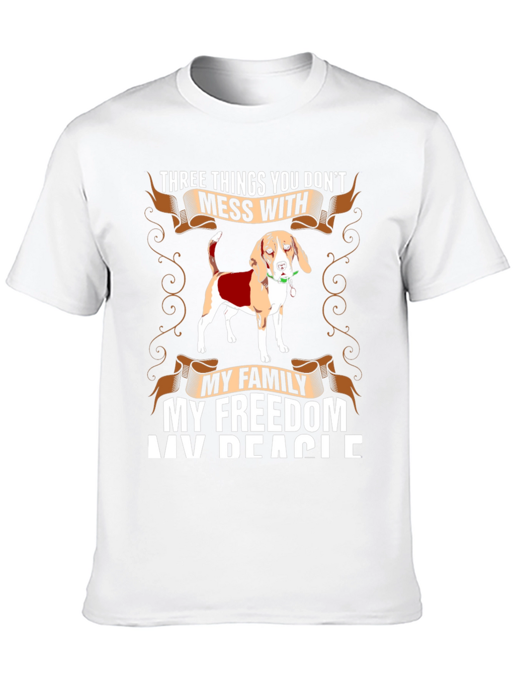 Beagle Lovers T-Shirt: Mess With My Dog!