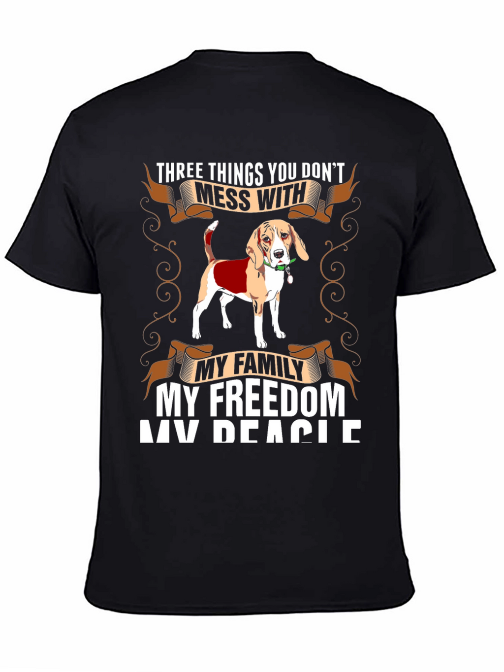 Beagle Lovers T-Shirt: Mess With My Dog!