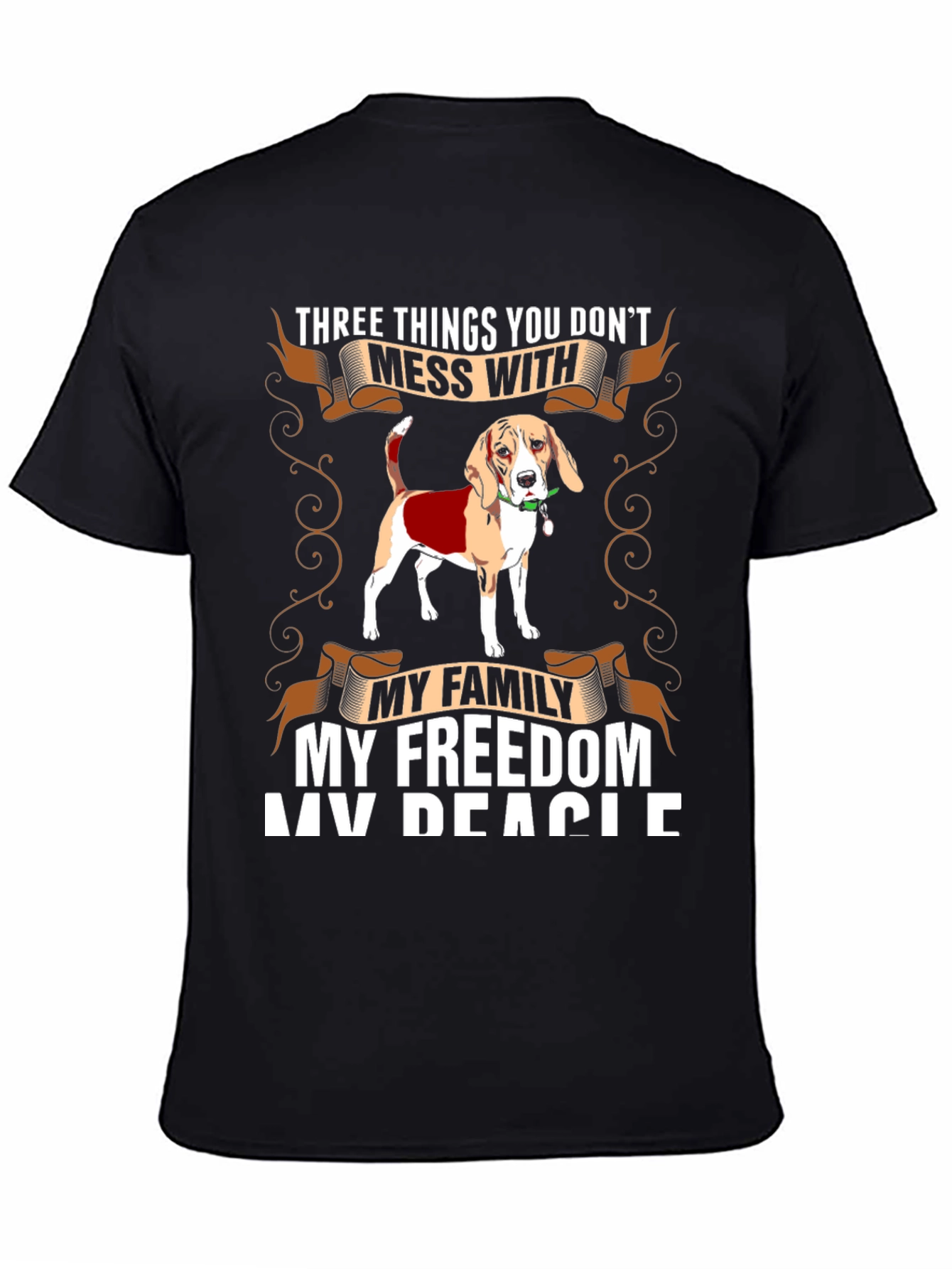 Beagle Lovers T-Shirt: Mess With My Dog!