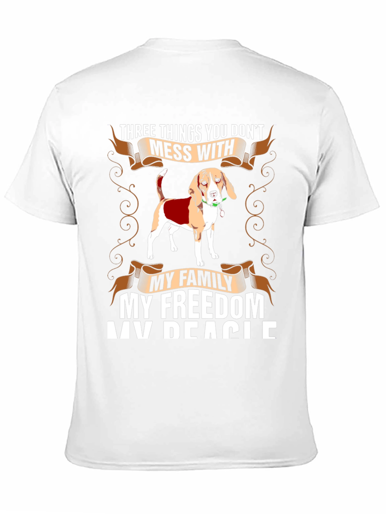 Beagle Lovers T-Shirt: Mess With My Dog!