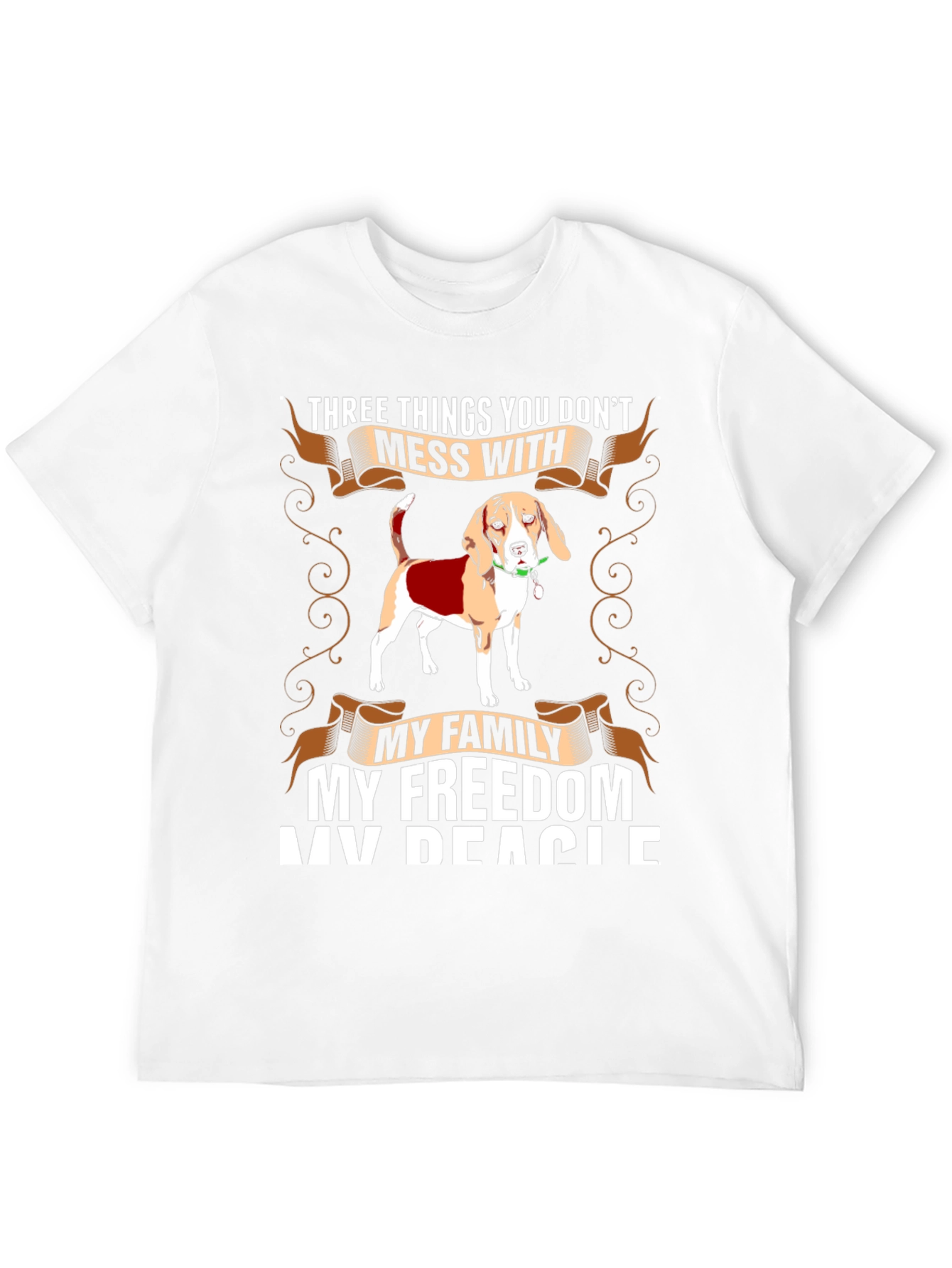 Beagle Lovers T-Shirt: Mess With My Dog!