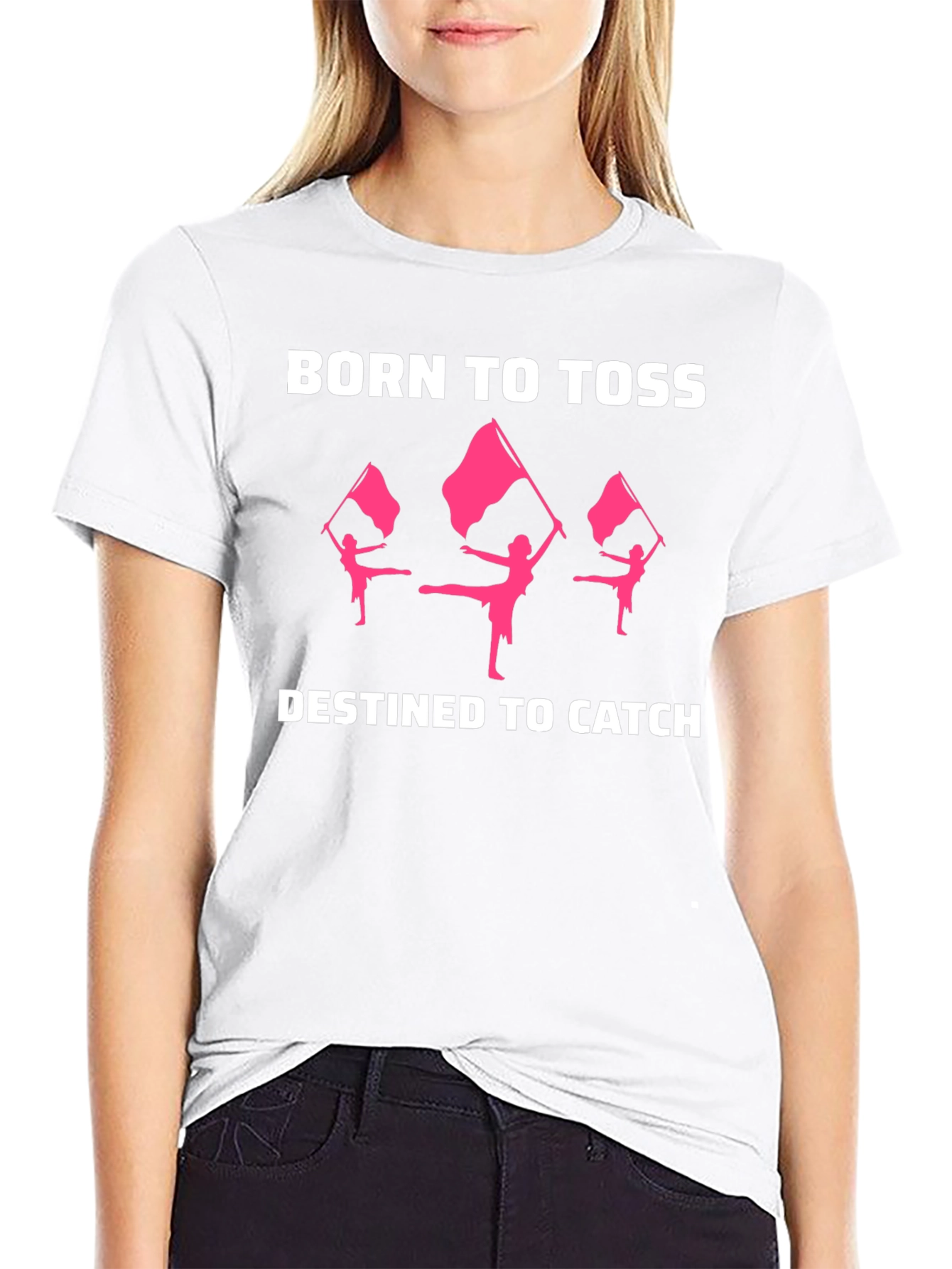 Born to Toss Destined to Catch Color Guard T-Shirt