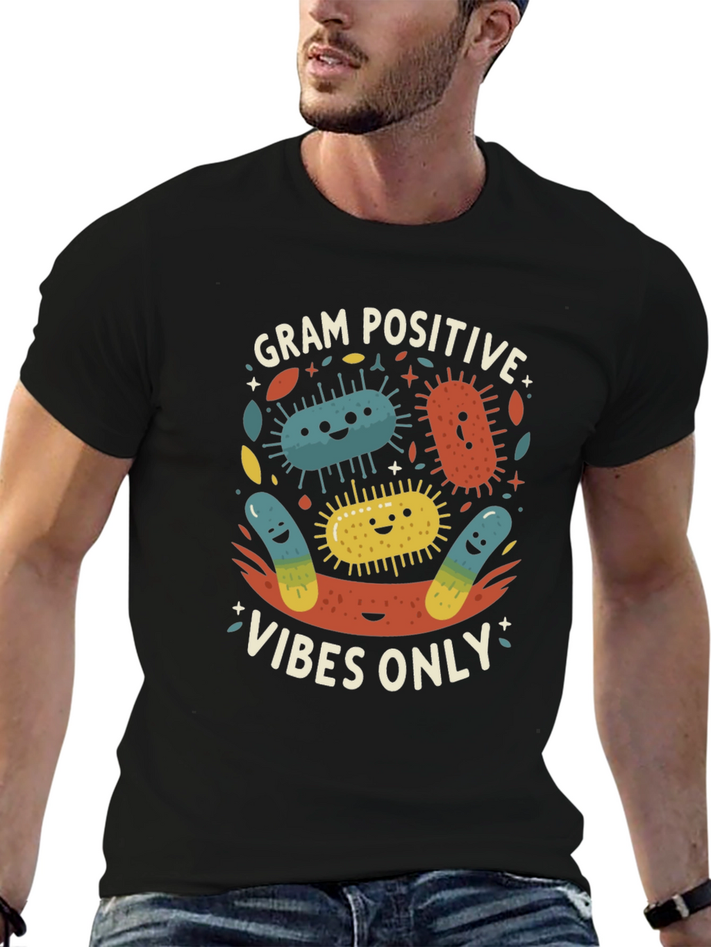 Gram Positive Vibes Only T-Shirt