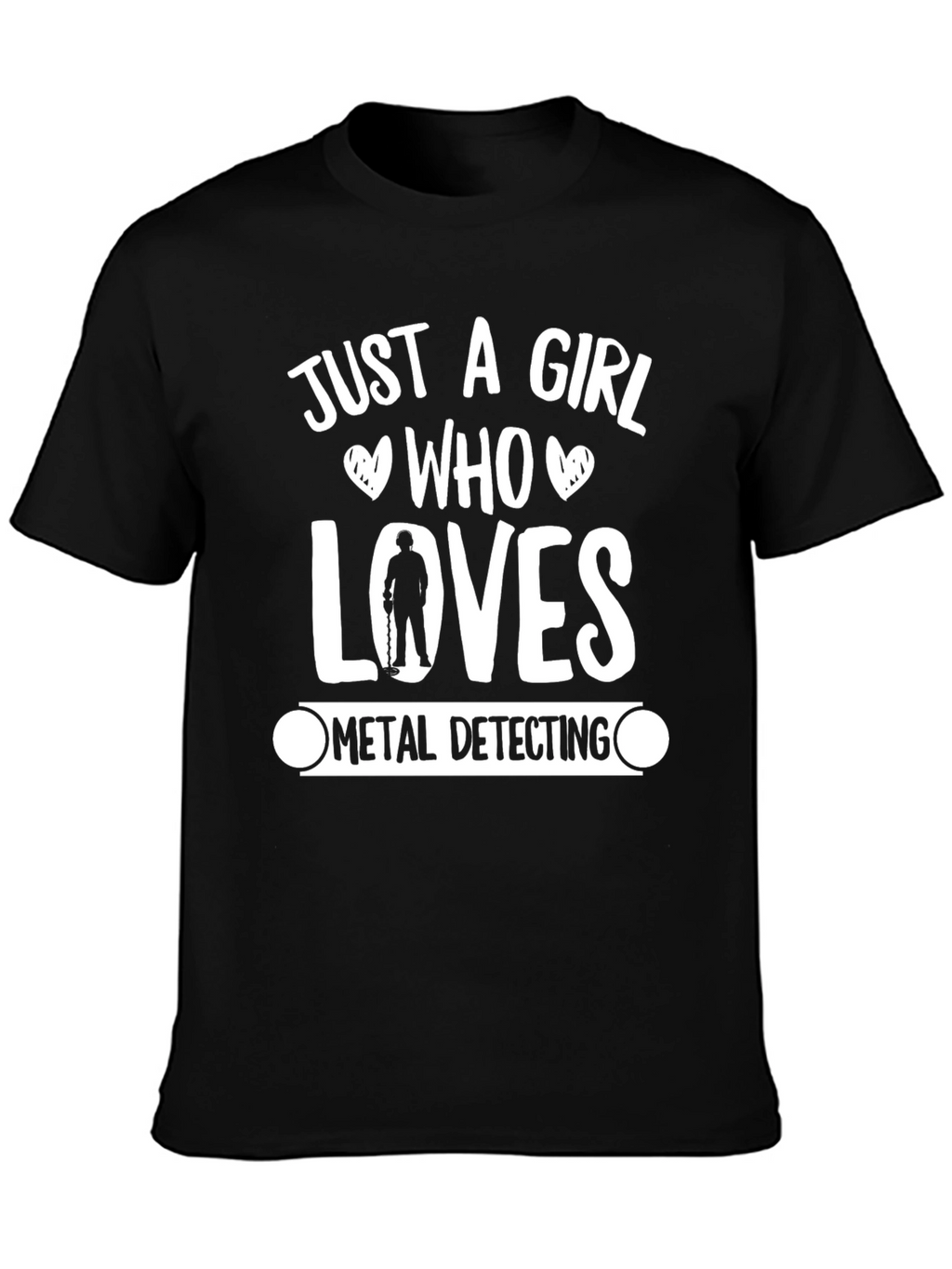 Metal Detecting Girl T-Shirt