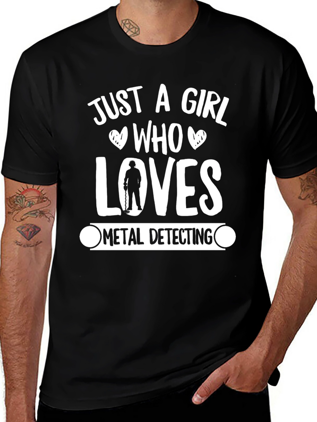 Metal Detecting Girl T-Shirt