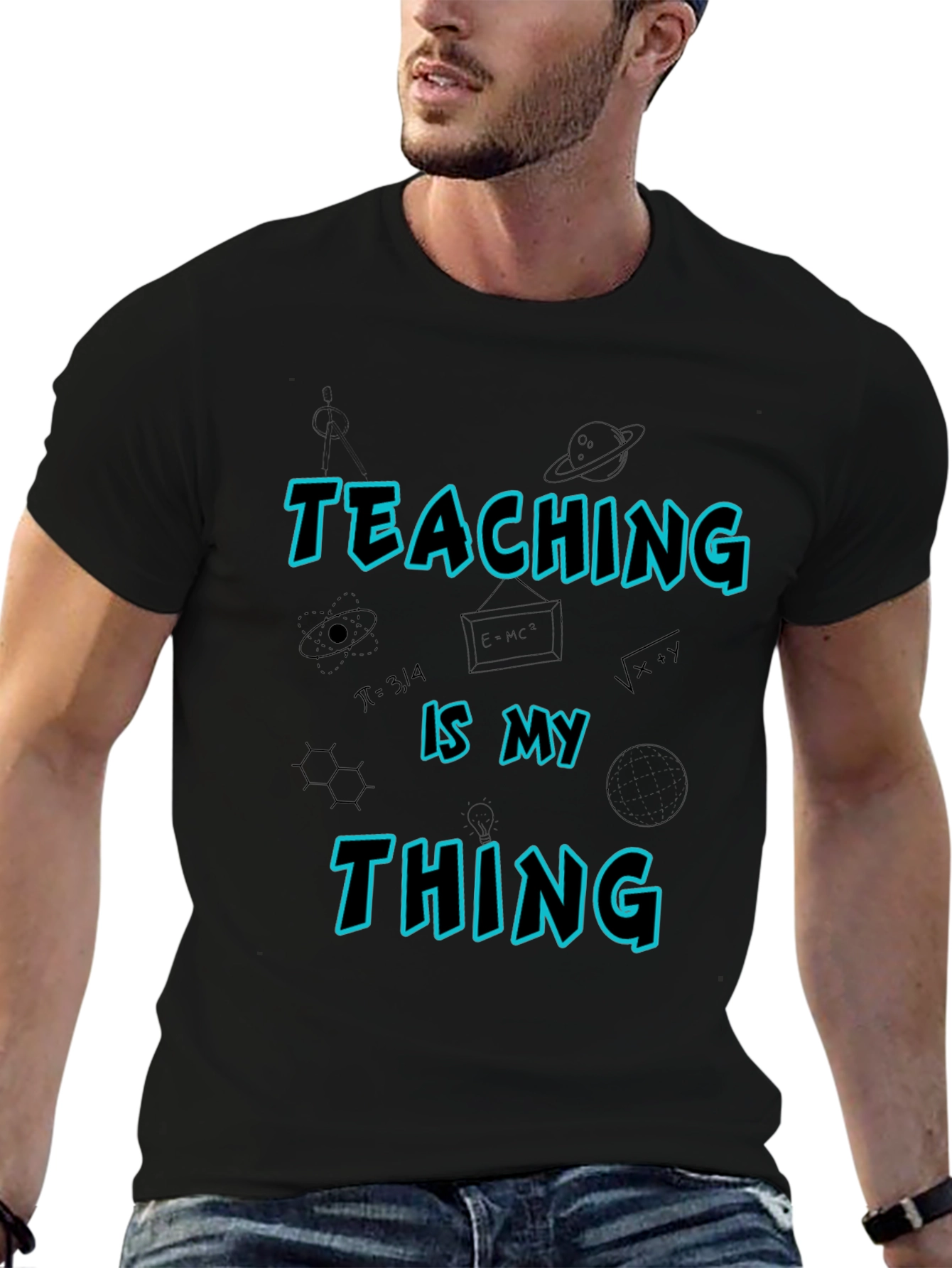 Teaching Is My Thing T-Shirt - Black Teacher Tee