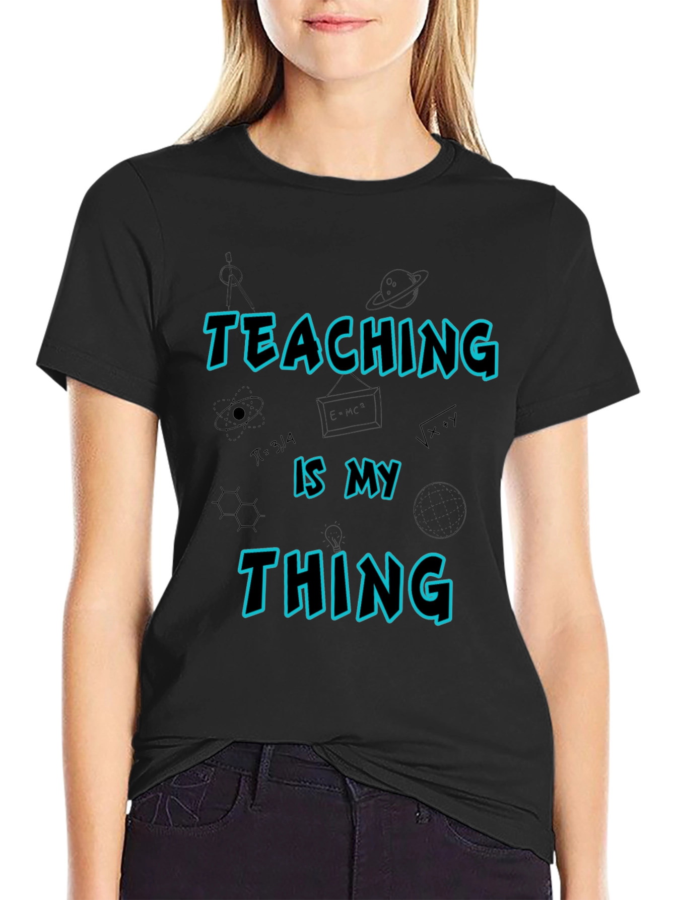 Teaching Is My Thing T-Shirt - Black Teacher Tee