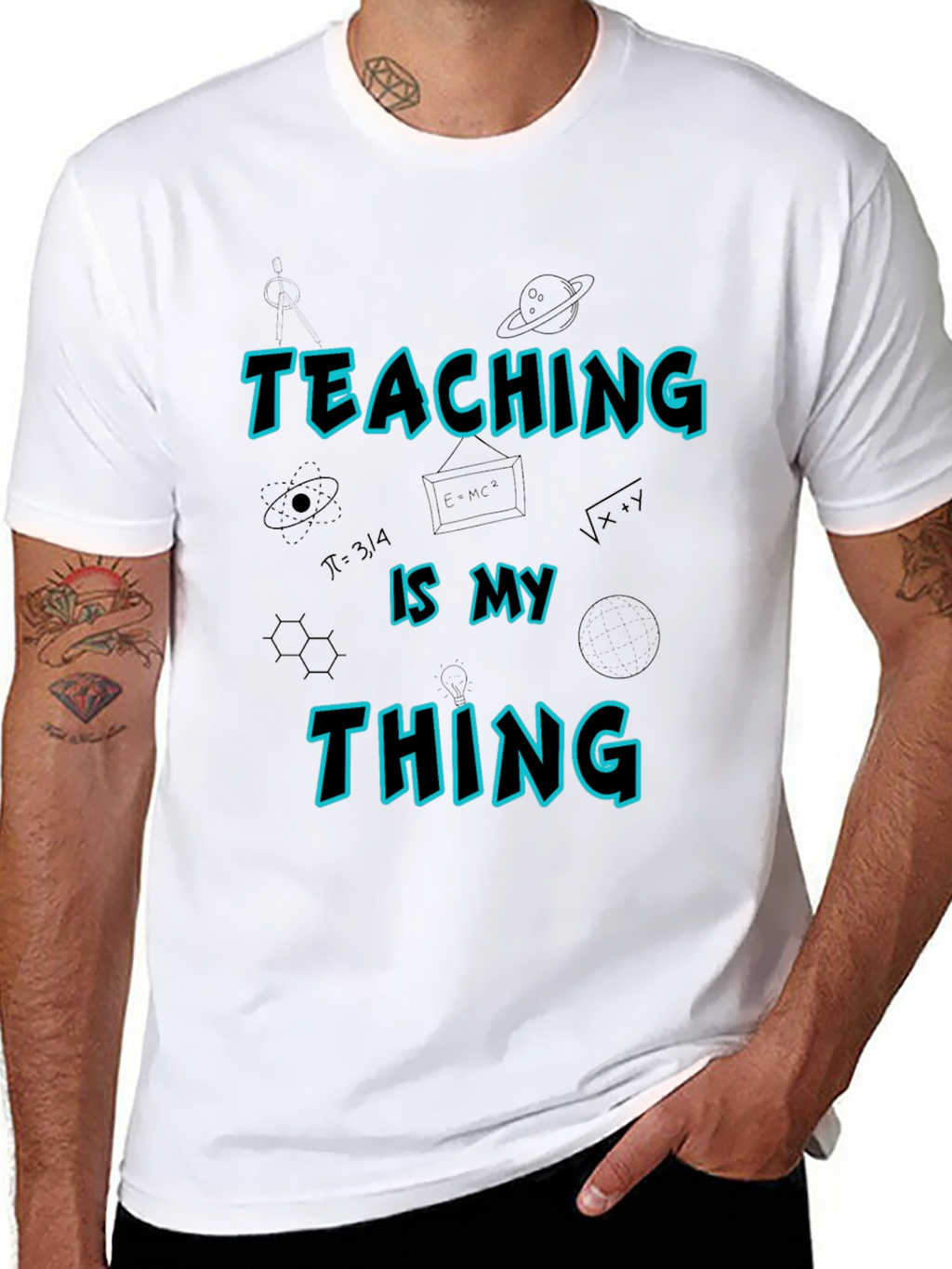 Teaching Is My Thing T-Shirt - Black Teacher Tee