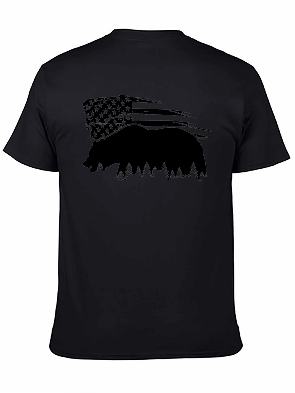 American Bear Silhouette Graphic T-Shirt