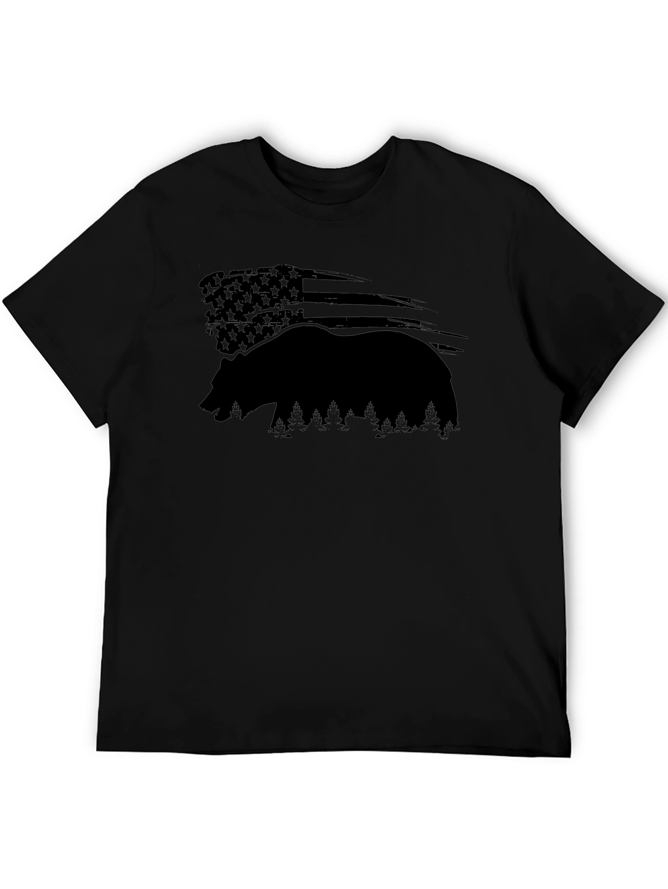 American Bear Silhouette Graphic T-Shirt
