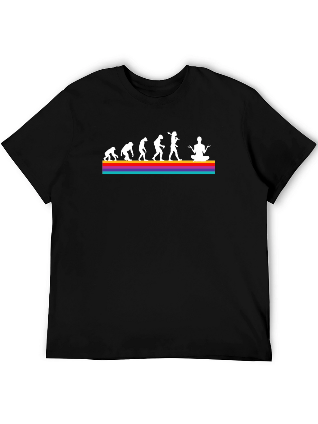 Evolution Yoga T-Shirt - Black