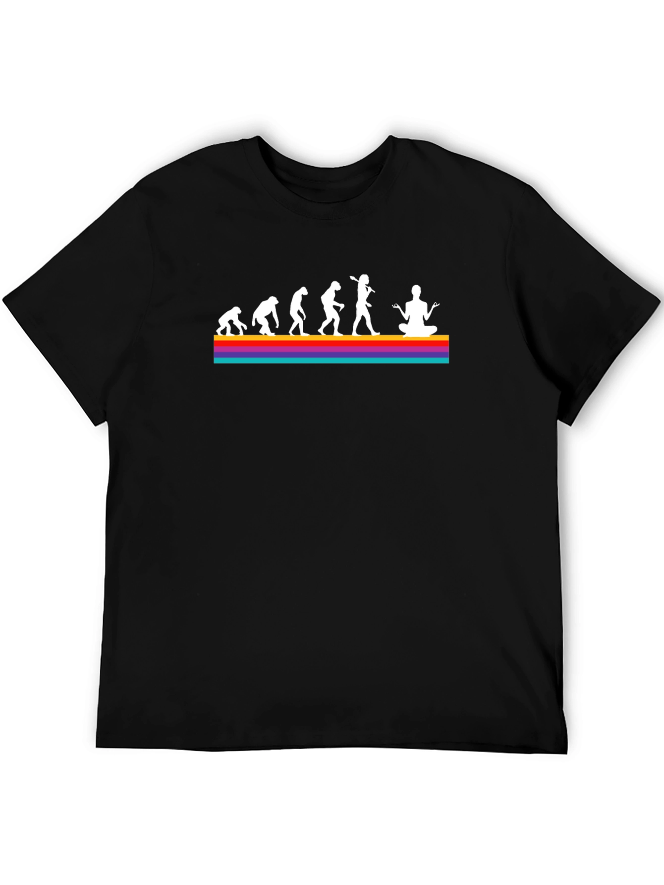Evolution Yoga T-Shirt - Black